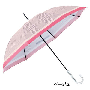 ビビッドチェック・晴雨兼用長傘