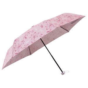 ピンクリリー　晴雨兼用折りたたみ傘