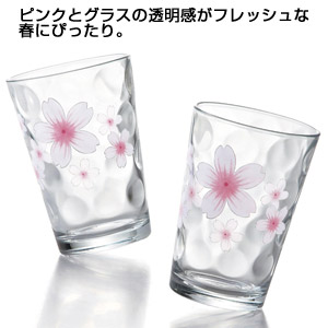 ひらり・桜グラス2P