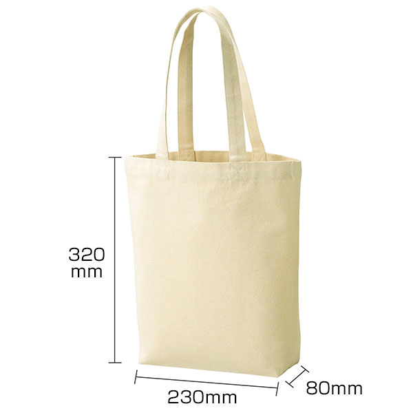 10オンス・厚生地A4コットントート（マチ付）