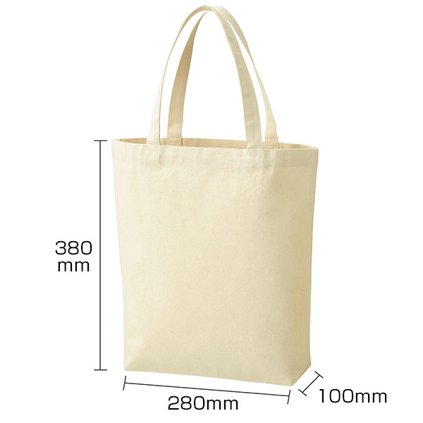 10オンス・厚生地B4コットントート(マチ付)