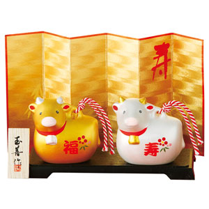 開運干支丑(金銀土鈴)