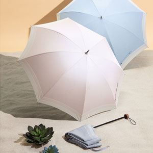 セーラーボーダー・晴雨兼用折りたたみ傘