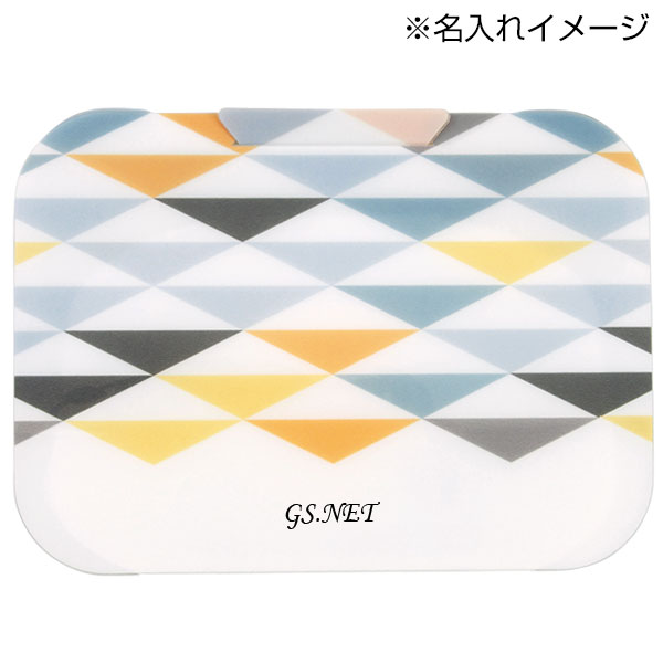 マスクレスト(抗菌加工)(トライアングル柄)