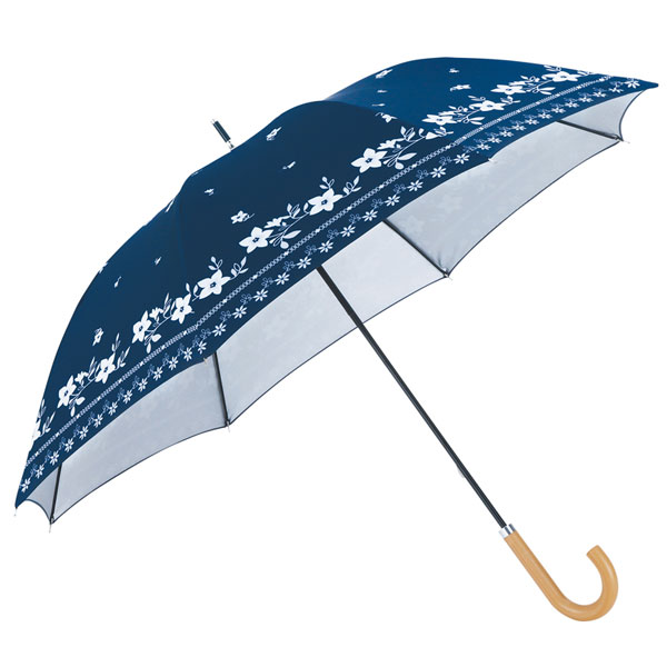 フラワーリース・晴雨兼用長傘