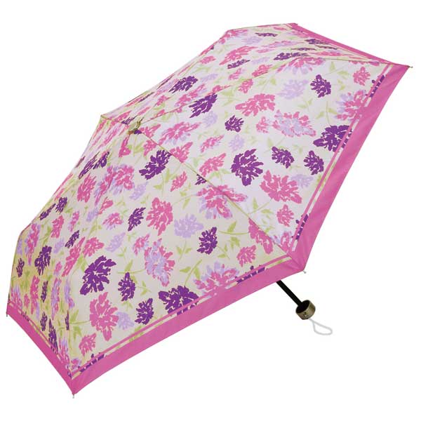 ブライトフラワー・晴雨兼用折りたたみ傘
