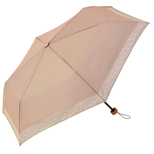 フラワーレース・晴雨兼用折りたたみ傘