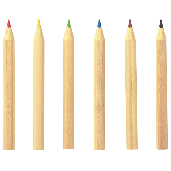 色鉛筆6色セット(シャープナー付き)
