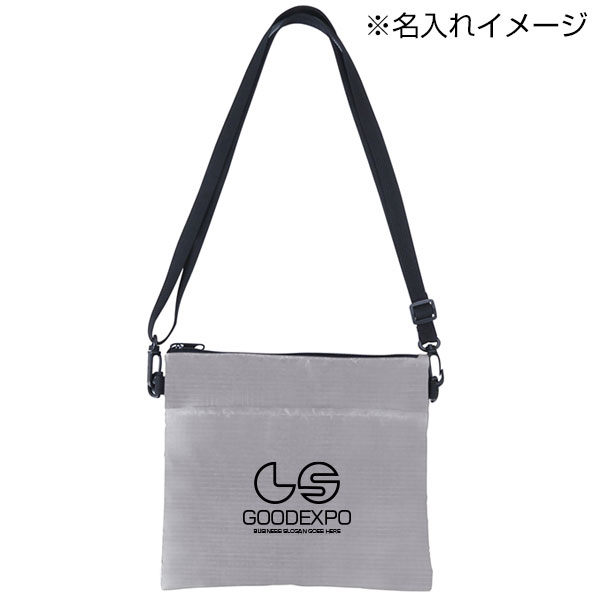 デイタフ・テントクロスポケット付きサコッシュ(撥水加工)