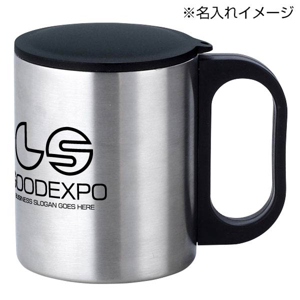 セルトナ・二重構造ステンレスマグカップ(蓋付き)