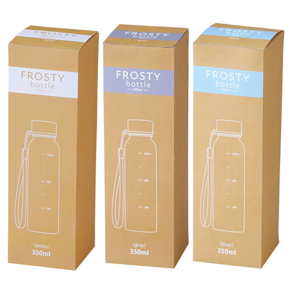 メモリ付きフロスティボトル350ml(ストラップ付き)