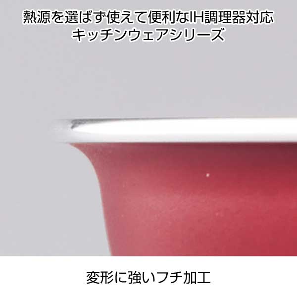 フェイブ・フッ素樹脂加工マルチパン24cm(IH対応)