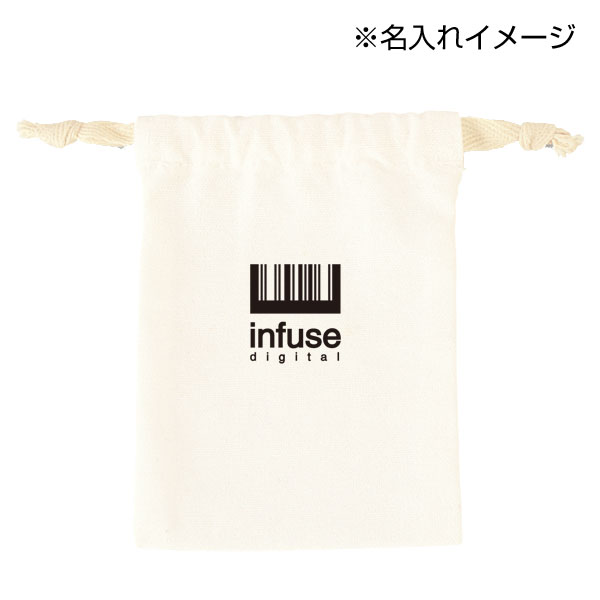 ナチュラルウッド・コンパクトミラー(巾着付き)
