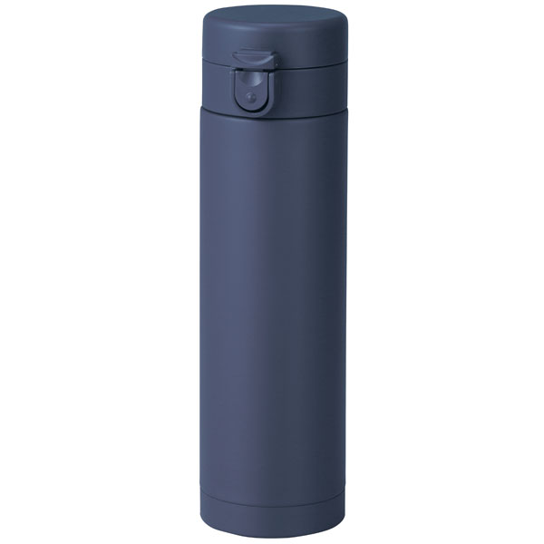 セルトナ・ワンタッチ式真空ステンレスボトル(ネイビー)