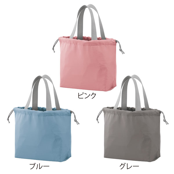 保冷温巾着バッグ(ブルー)