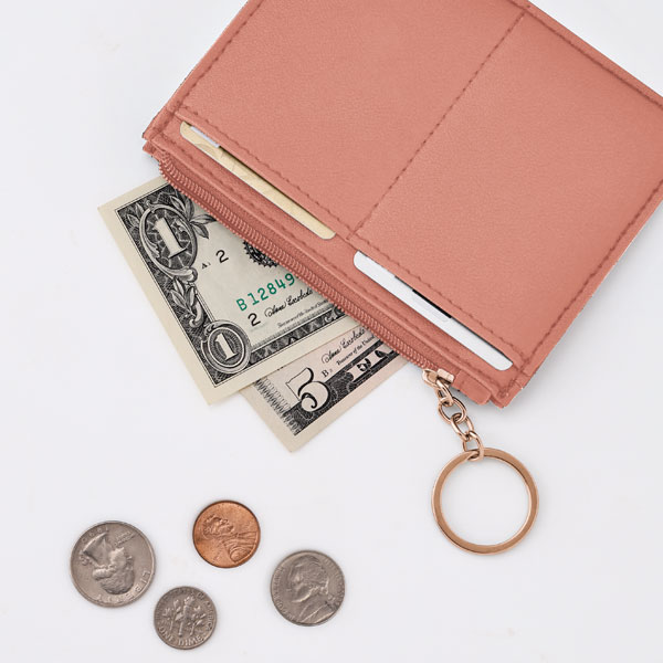 キーリング付きフラグメントケース(ピンク)