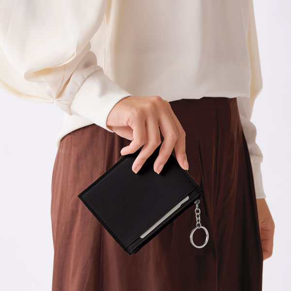 キーリング付きフラグメントケース(ブラック)【グッズストアドット