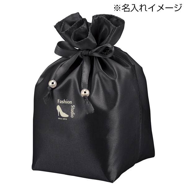 サテンキューブ巾着