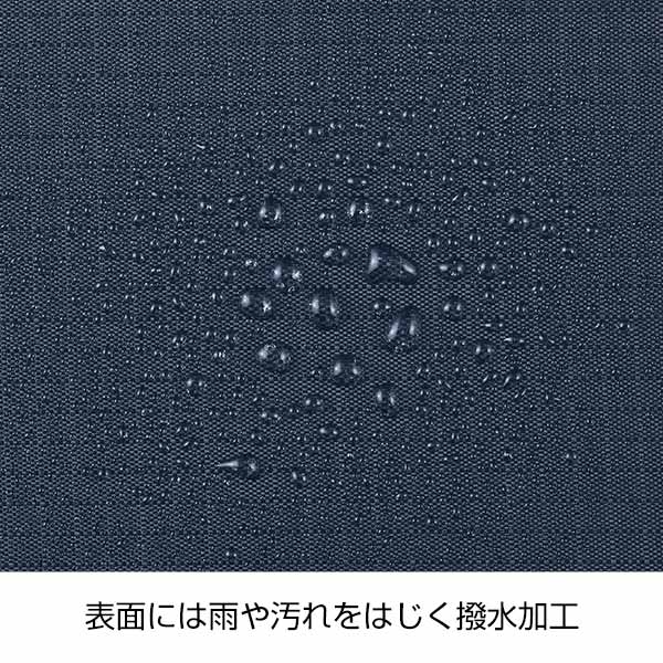 デイタフ・テントクロスポケット付きサコッシュ(撥水加工)(ネイビー)