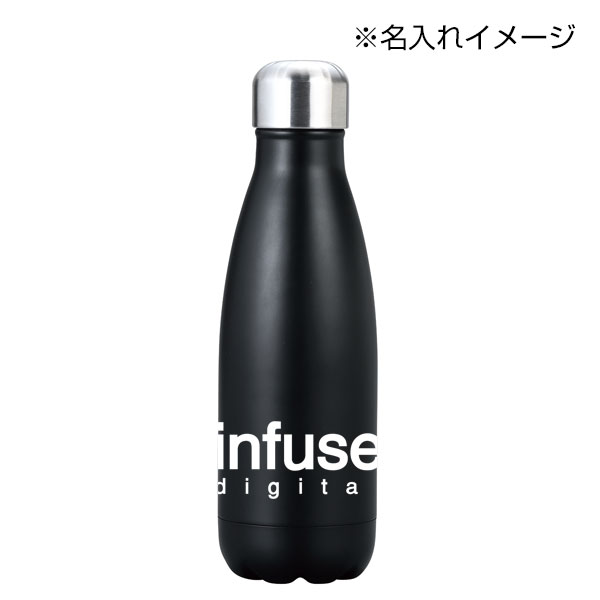 スリムネック真空ステンレスボトル(ブラック)