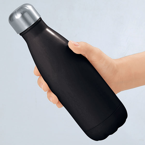 スリムネック真空ステンレスボトル(ブラック)