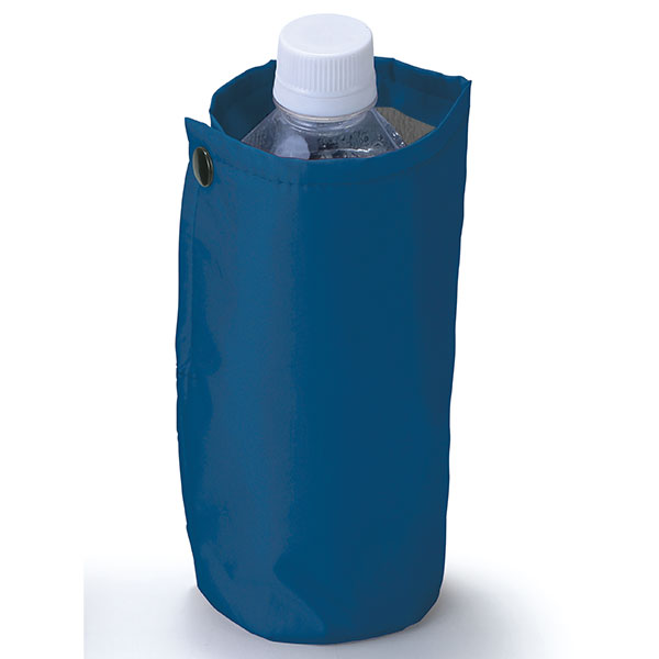 リフェロ・再生PETコンパクトボトルホルダー(カラビナ付き)(ネイビー)