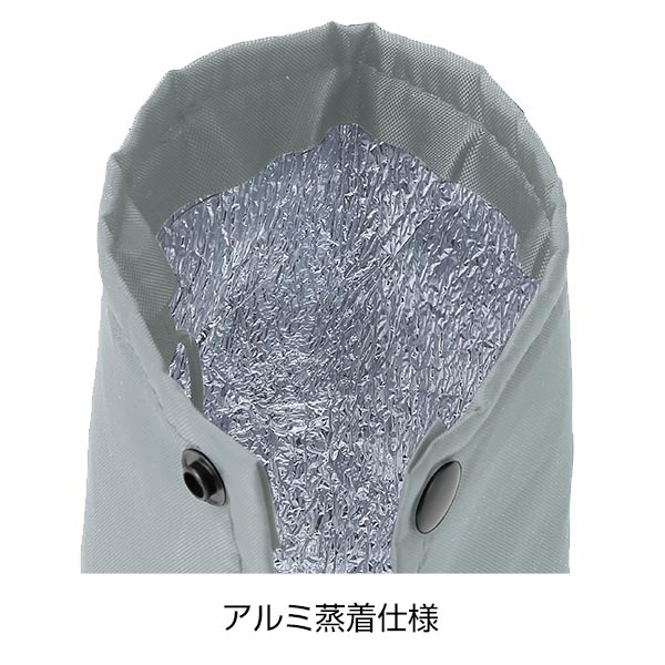 リフェロ・再生PETコンパクトボトルホルダー(カラビナ付き)(グレー)