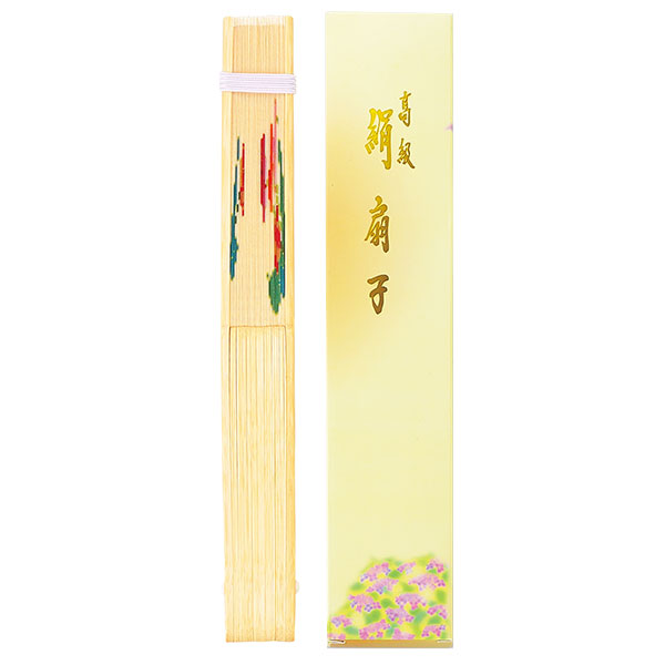 花うたげ シルク扇子(チューリップ)