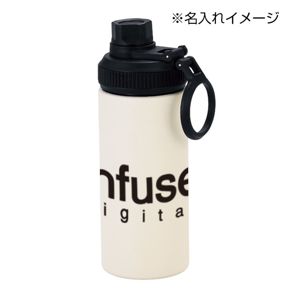ウェルフ・直飲み真空ステンレスボトル(450ml)(ホワイト)