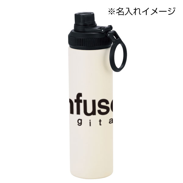ウェルフ・直飲み真空ステンレスボトル(650ml)(ホワイト)