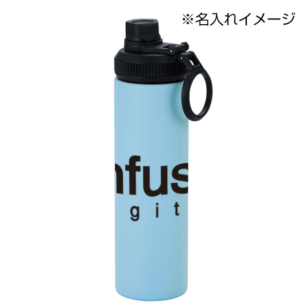 ウェルフ・直飲み真空ステンレスボトル(650ml)(ブルー)