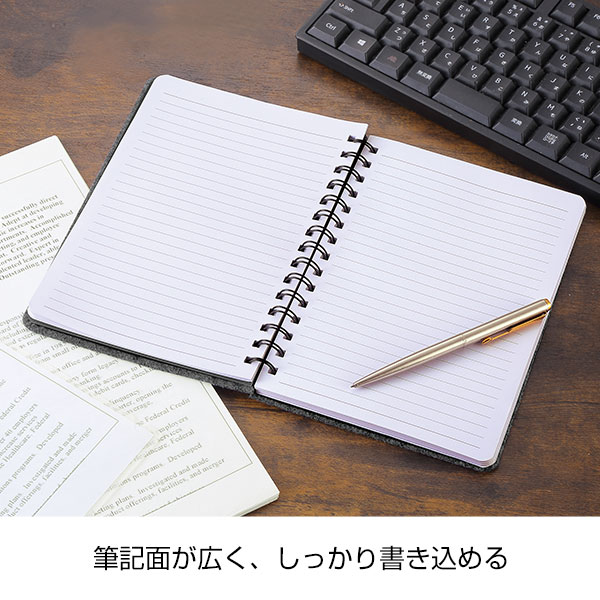スマホスタンドにもなるA5ノート