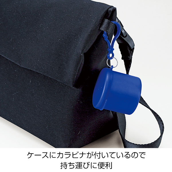 ケース入りレインポンチョ(ネイビー)