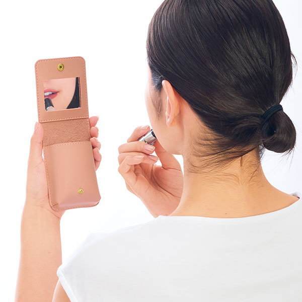 ミラー付きマルチケース(ピンク)