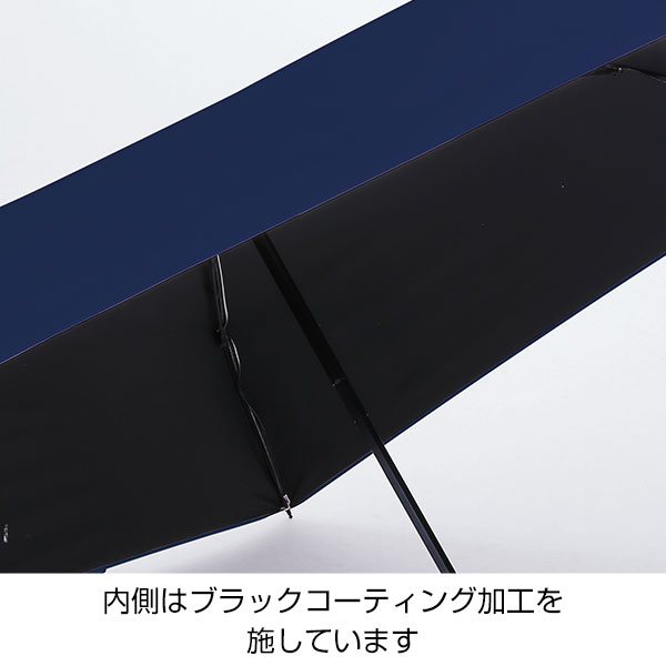 晴雨兼用 自動開閉耐風折りたたみ傘(ネイビー)