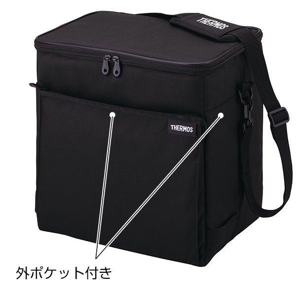 サーモス・ソフトクーラー20（オールブラック）RFD【グッズストア