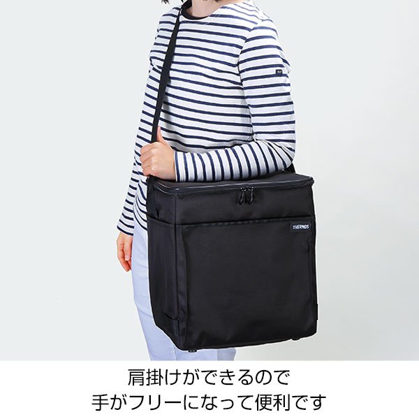 サーモス・ソフトクーラー20（オールブラック）RFD【グッズストア