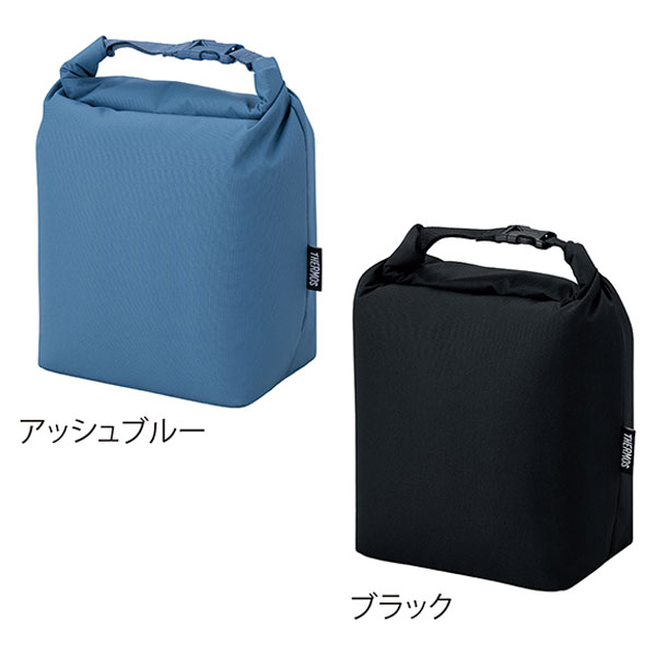 ドアダッシュ 保冷バッグ サーモス・保冷ロールトップバッグ5（アッシュブルー）RFK【グッズ
