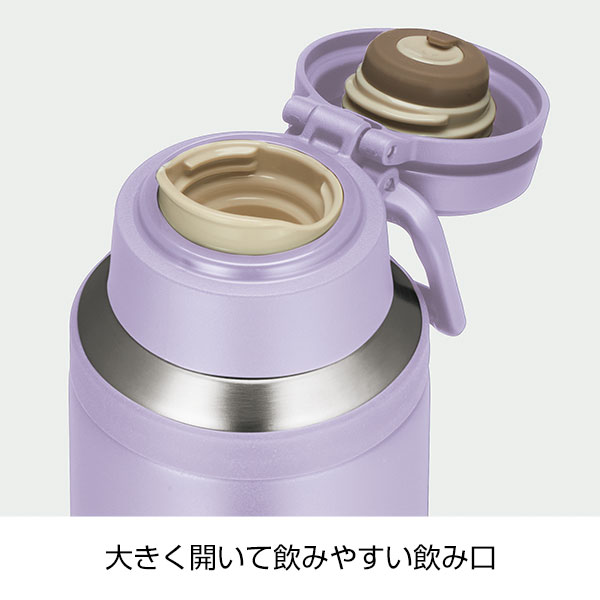 サーモス・真空断熱ケータイマグ１.0Ｌ（ライトパープル）JOY