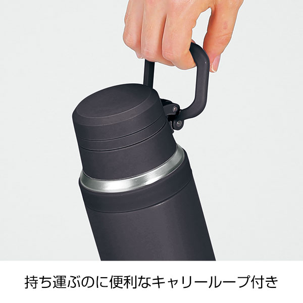 サーモス・真空断熱ケータイマグ1.0L(チャコール)JOY