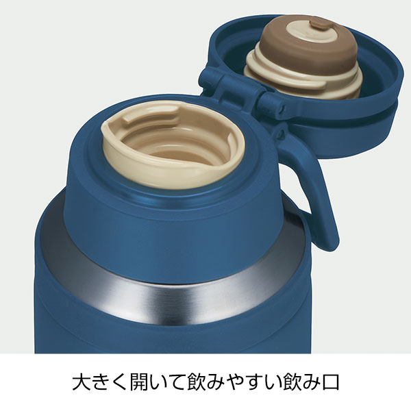 サーモス・真空断熱ケータイマグ１.0Ｌ（ネイビー）JOY