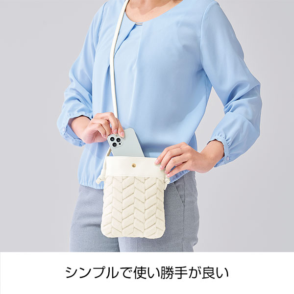 レグネージュ・ジャガードボアポシェット