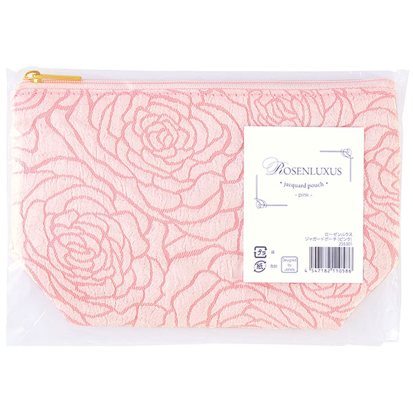 ローゼンルクス ジャガードポーチ（ピンク）【グッズストアドット