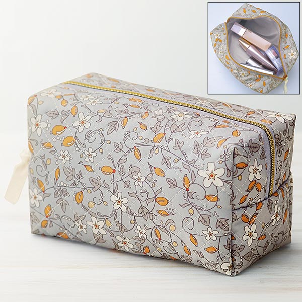 フィオリート・キルティングボックスポーチ