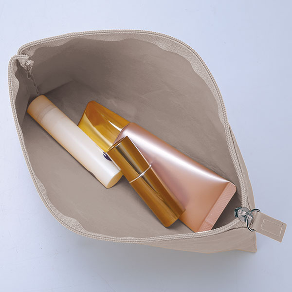 イークラフト・ウォッシャブルペーパーフラットポーチ(グレー)