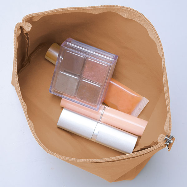 イークラフト・ウォッシャブルペーパーポーチ(ベージュ)