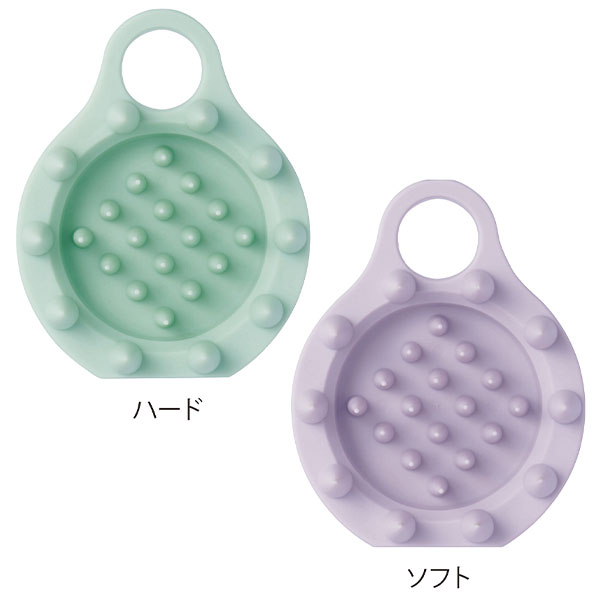 立て置き出来るフック穴付きシャンプースパブラシ(ハード)