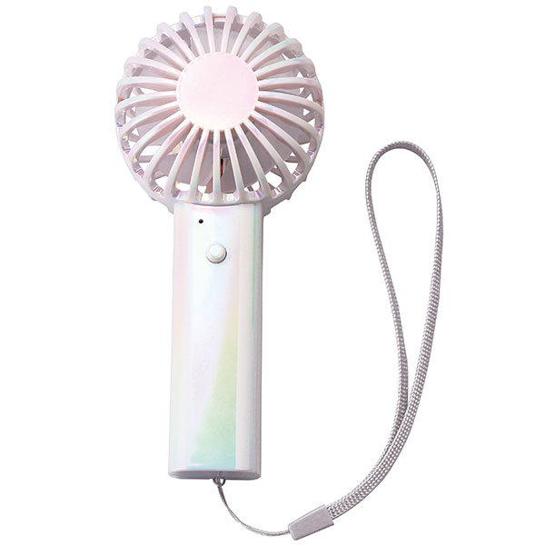 オーロラ充電式ハンディファン(ストラップ付き)