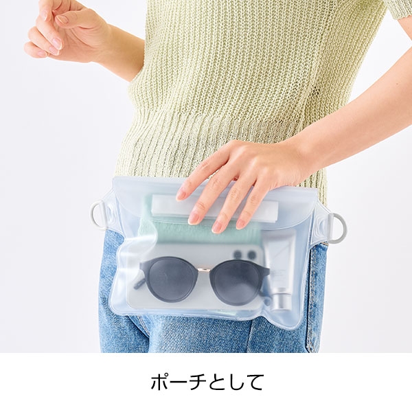 フロストクリア・2WAY防滴ショルダーバッグ