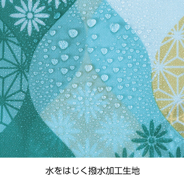 京都くろちく・ぽーたぶるれいんえこばっぐ（はっ水加工）立涌小紋